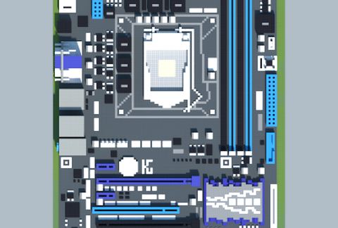 Intel P8Z77-V LX (ASUS) schematic - building