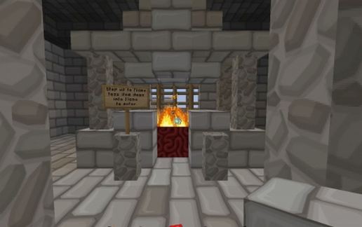 Temple with Secret Base schematic - building
