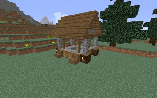 Spruce Village Pack - Well schematic - building