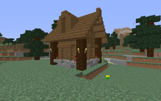 Spruce Village Pack - House 1 schematic - building
