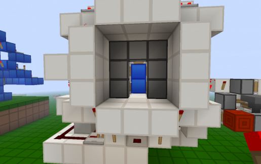 3x3 completely hidden piston door