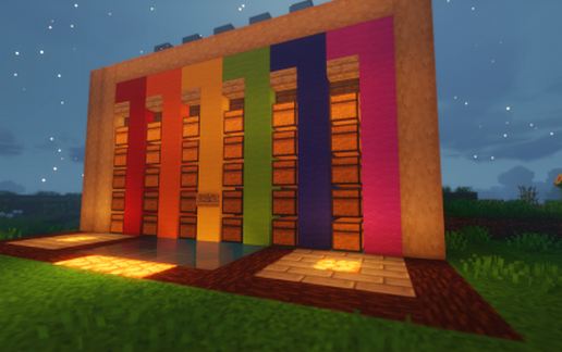industrial wool farm schematic - building