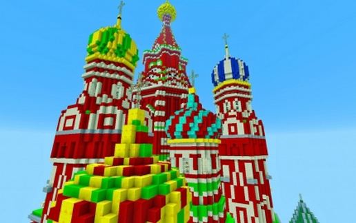 St. Basil's Cathedral. schematic - building