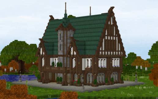 Medieval Boarding School schematic - building