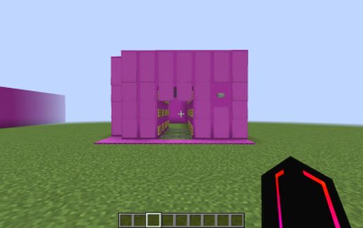 Lava protection of the entrance of the house schematic - building