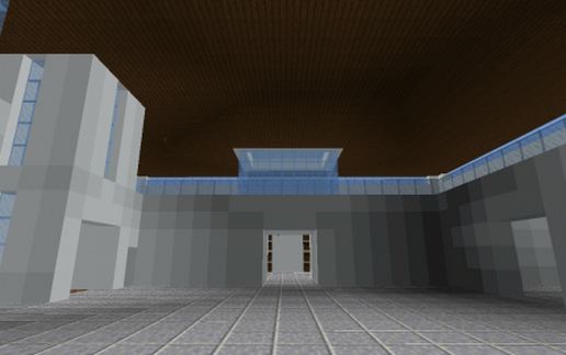 Modern White Concrete Mansion