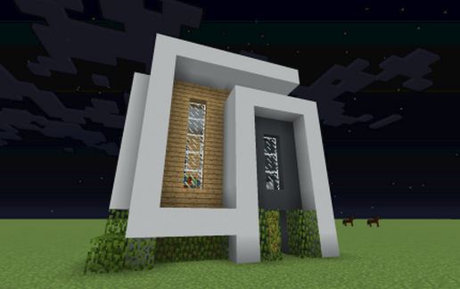 modern_small_house schematic - building