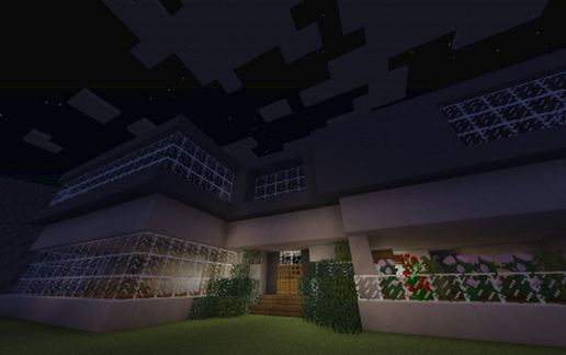modern house 3 schematic - building