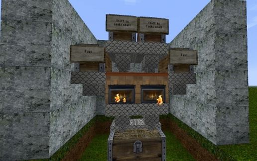 4 Furnaces schematic - building