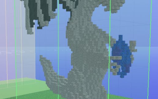 Dragon with crystal schematic - building