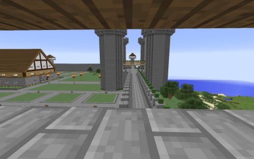 Castle with self contained town