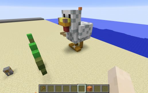 Big Chicken with Seed schematic - building