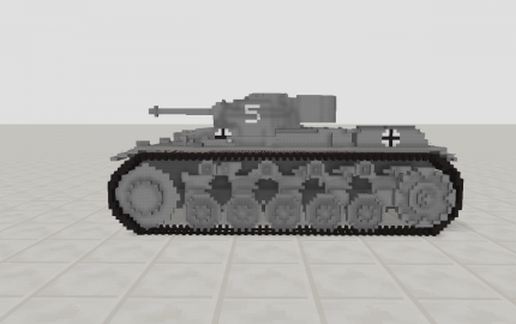 Panzer Kampfwagen II Ausf F/G (Body)