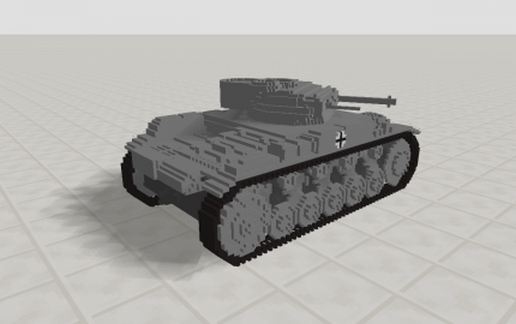 Panzer Kampfwagen II Ausf F/G (Body)