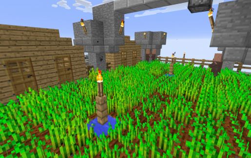 Full Automatic Wheat Farm #3 : Flood schematic - building