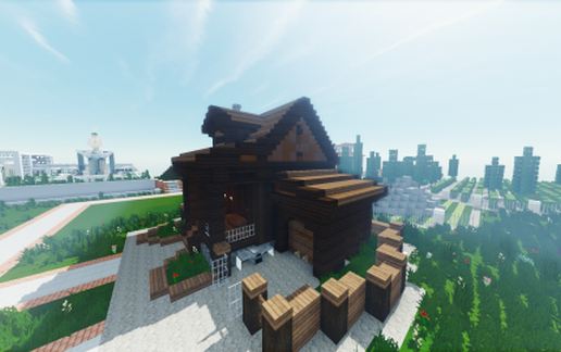 Wooden House (Small and cozy) schematic - building