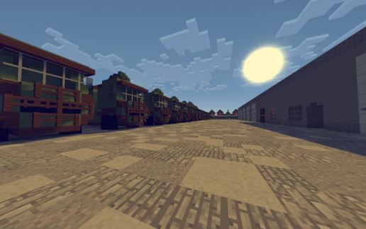 Minecraft army base schematic - building