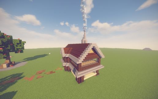 Dark Oak House schematic - building