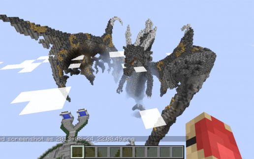 Huge Black Dragon schematic - building