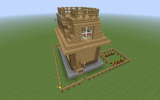 Basic house n°1 schematic - building