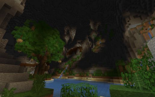 Ender Cave schematic - building