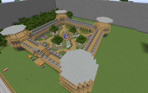Medeval Garden schematic - building