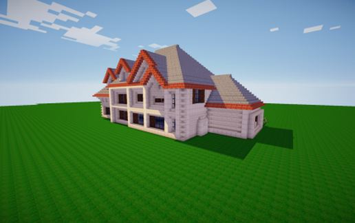 Traditional house schematic - building