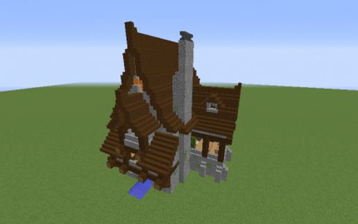 Small Log Cabin with Boat Dock