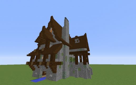 Small Log Cabin with Boat Dock