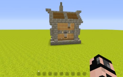 2 Story Stone House schematic - building