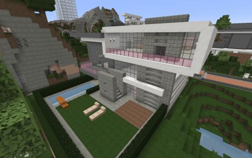 Small Modern House schematic - building