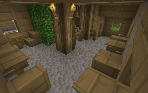 Small wooden house
