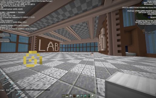 Pixelmon Jubilife Global Terminal w/ Open Floor Plan schematic - building