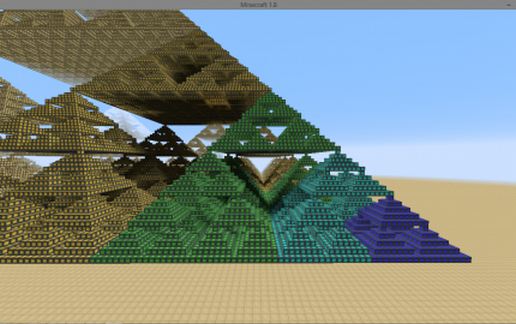 Sierpinski Tetrahedron Stage 5 schematic - building