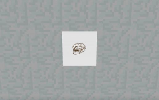 Trollface Pixel Art for Map Painting schematic - building
