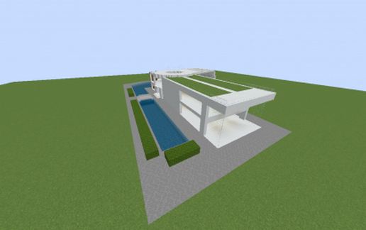 luxury house that looks like a USB key
