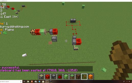 redstone lamp clock schematic - building