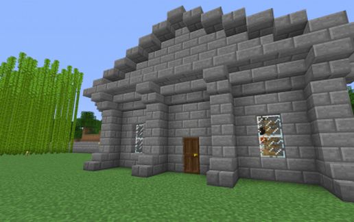 Medieval auditorium schematic - building