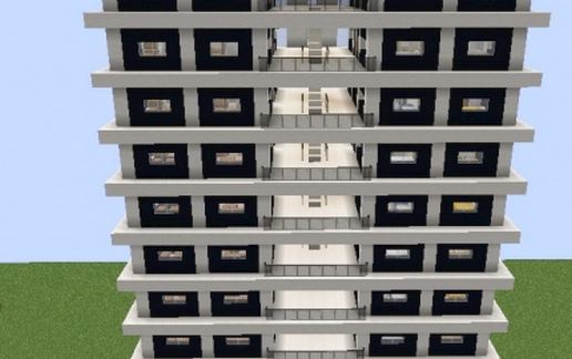 Modern Fully Furn Hotel/Residential  Apartments schematic - building