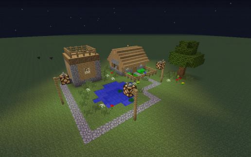 cozy start house schematic - building