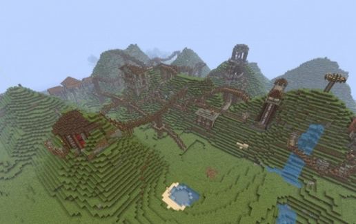 Mountain village schematic - building