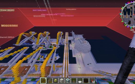 Container ship yard