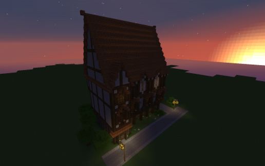 Medieval styled townhouse #2 schematic - building