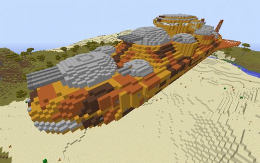 Stormcloud Class Battleship (Desert Version)
