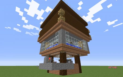 Better Iron Farm schematic - building
