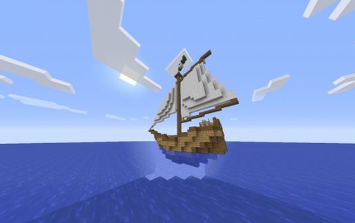 Sloop (it's a hARDA world schematica project: Ships) schematic - building