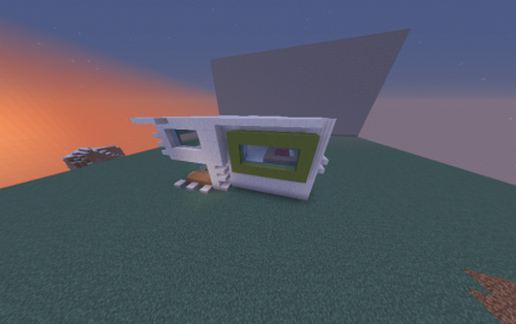 Futuristic Small/Medium House schematic - building