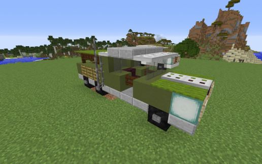 Small military truck schematic - building