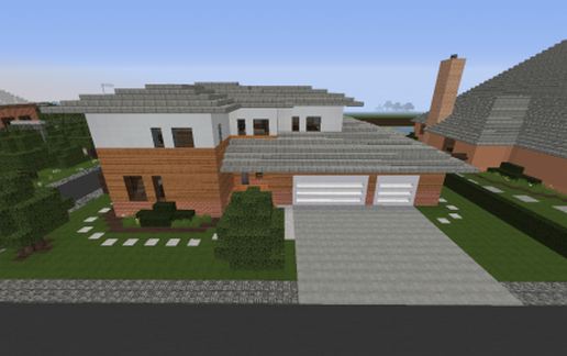 Modern House 1 schematic - building