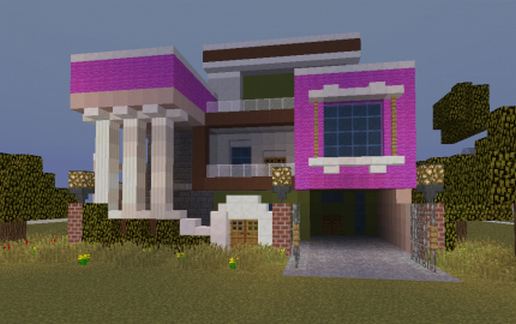 Pink Style Modern schematic - building